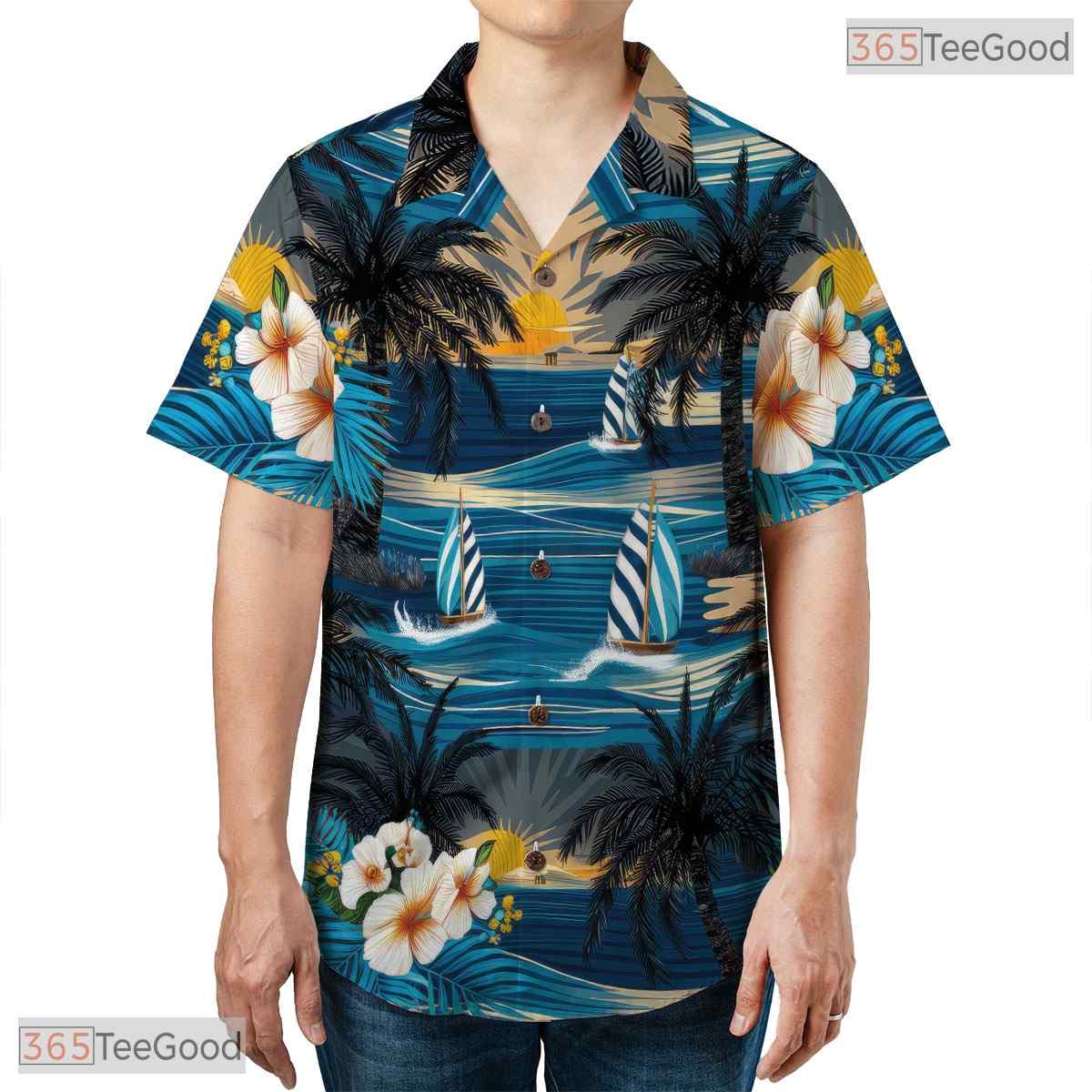 Tropical Beer & Pineapple Hawaiian Shirt - Fun Island Beach Party Wear