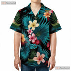 Tropical Floral Paradise Hawaiian Shirt - Unisex Beach Outfit
