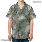 Pink Flamingo Tropical Hawaiian Shirt - Hibiscus Palm Beachwear Men