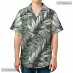 Midnight Jungle Exotic Hawaiian Tee - Tropical Foliage Aloha Unisex