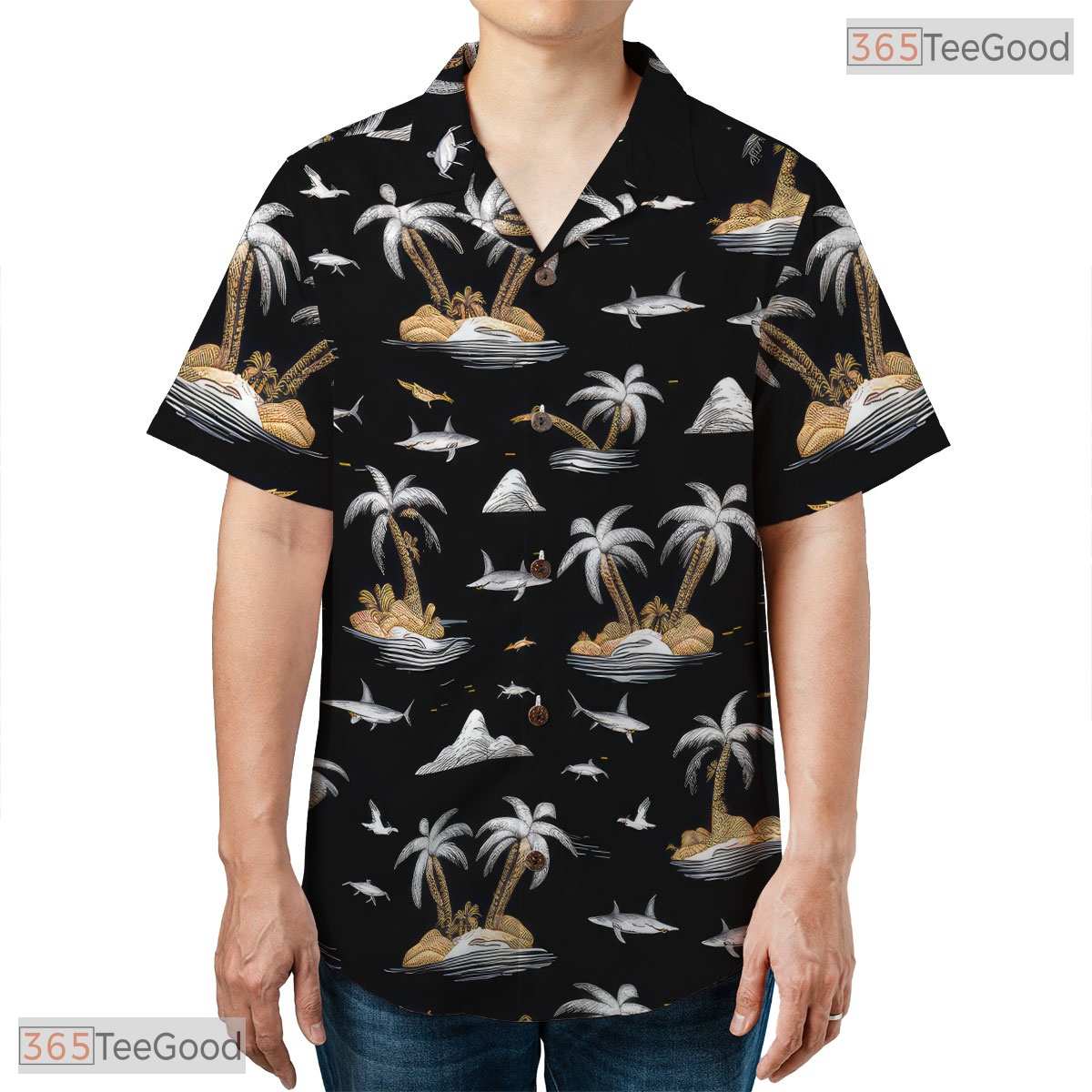 Ocean Adventure Steampunk Hawaiian Shirt - Nautical Octopus Summer Men