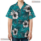 Sunset Beach Hawaiian Tee - Vibrant Ocean Paradise Aloha Shirt Adults