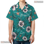 Colorful Ocean Sunset Hawaiian Tee - Tropical Beach Style Unisex Adult