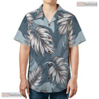 Ocean Paradise Hawaiian Shirt - Blue Waves Tropical Island Aloha Gift Women