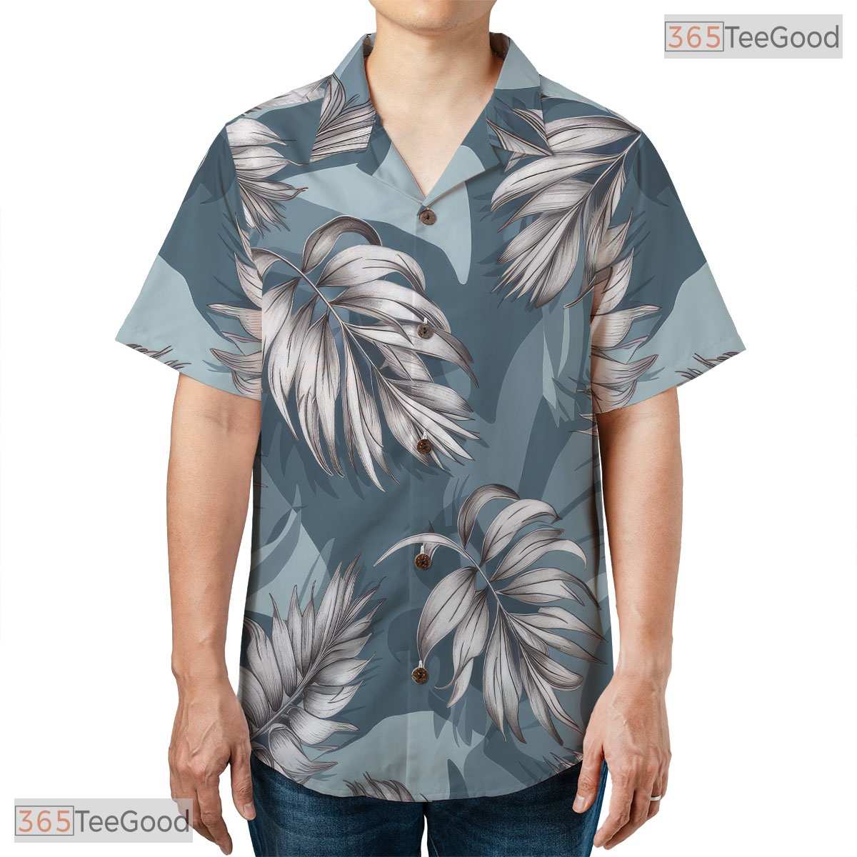 Ocean Paradise Hawaiian Shirt - Blue Waves Tropical Island Aloha Gift Women