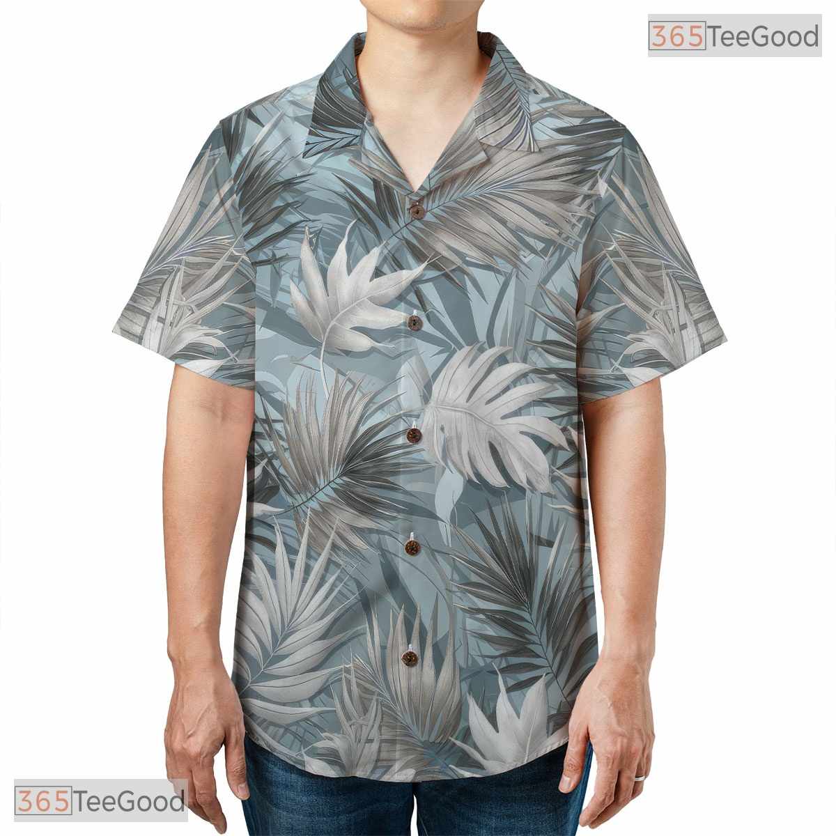 Vintage Pineapple Palm Hawaiian Shirt - Summer Beach Island Vibes Gift Men