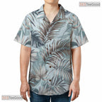 Yellow Pineapple Hawaiian Tee - Vintage Tropical Palm Beachwear Women