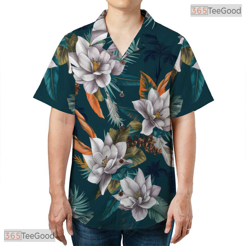 Vibrant Tropical Pineapple Hawaiian Shirt - Palm Island Aloha Style Unisex