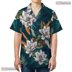 Vibrant Tropical Pineapple Hawaiian Shirt - Palm Island Aloha Style Unisex