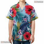 Ocean Sunset Aloha Hawaiian Shirt - Relaxed Island Beachwear Adults