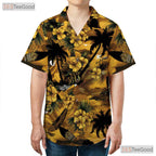 Printed Aloha Hawaiian Shirt - Unisex Summer Button Down Outfit