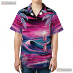 Aloha Sunset Hawaiian Shirt - Tropical Palm Beach Style Men & Women