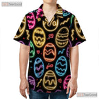 Colorful Neon Easter Egg Hawaiian Shirt - Fun Spring Gift Unisex Adult