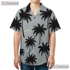 Retro Beach Car Hawaiian Shirt - Palm Tree Sunset Tee Women