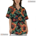 Green Palm Tree Hawaiian Shirt - Unisex Aloha Beach Vacation Party