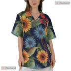 Green Beer & Pineapple Hawaiian Shirt - Fun Summer Aloha Beachwear Men