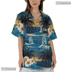 Tropical Beer & Pineapple Hawaiian Shirt - Fun Island Beach Party Wear