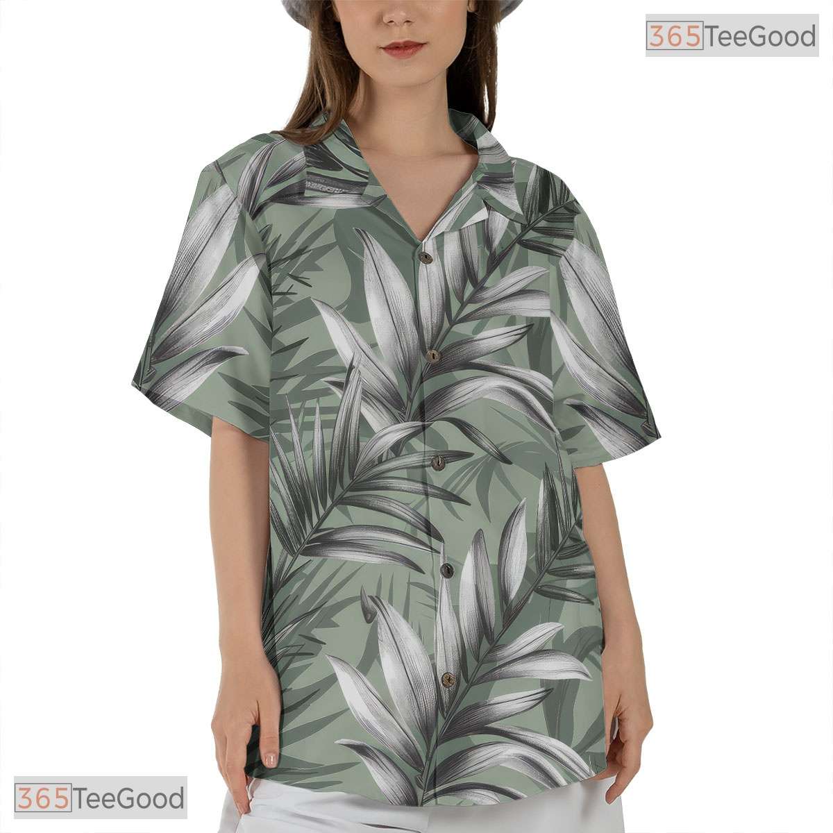 Midnight Jungle Exotic Hawaiian Tee - Tropical Foliage Aloha Unisex