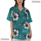 Sunset Beach Hawaiian Tee - Vibrant Ocean Paradise Aloha Shirt Adults