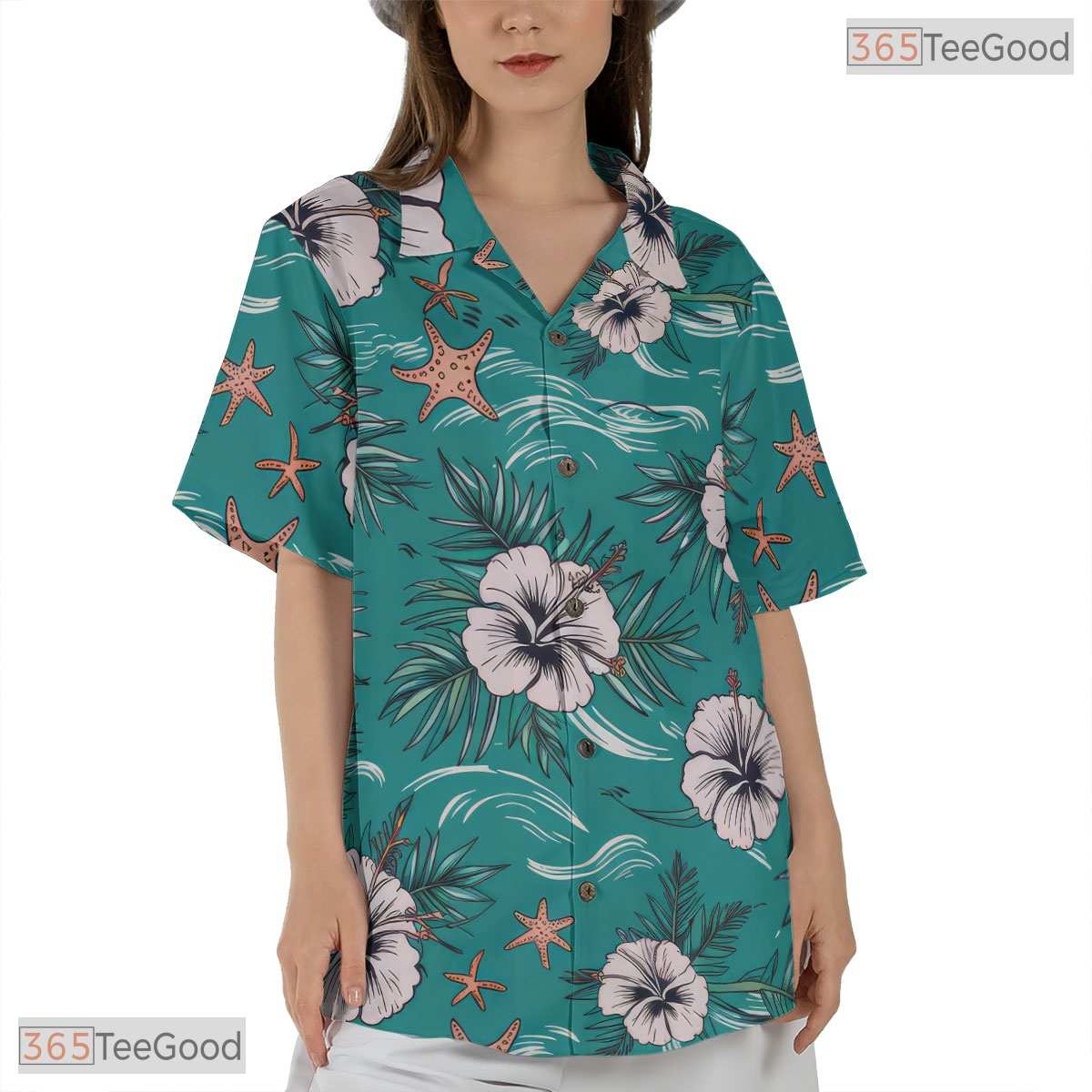 Colorful Ocean Sunset Hawaiian Tee - Tropical Beach Style Unisex Adult