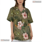 Bold Sunset Hawaiian Shirt - Vibrant Tropical Beach Paradise Unisex