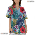 Ocean Sunset Aloha Hawaiian Shirt - Relaxed Island Beachwear Adults