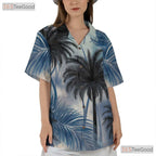 Tropical Palm Breeze Hawaiian Shirt - Summer Aloha Outfit Men & Women