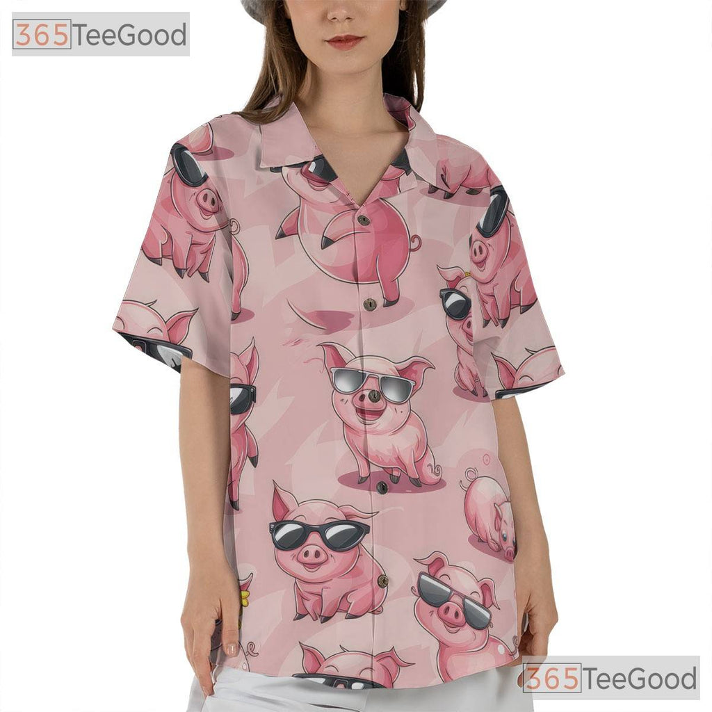 Atomic Cocktail Hawaiian Shirt - Vintage 50s Mid-Century Tee