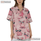 Atomic Cocktail Hawaiian Shirt - Vintage 50s Mid-Century Tee