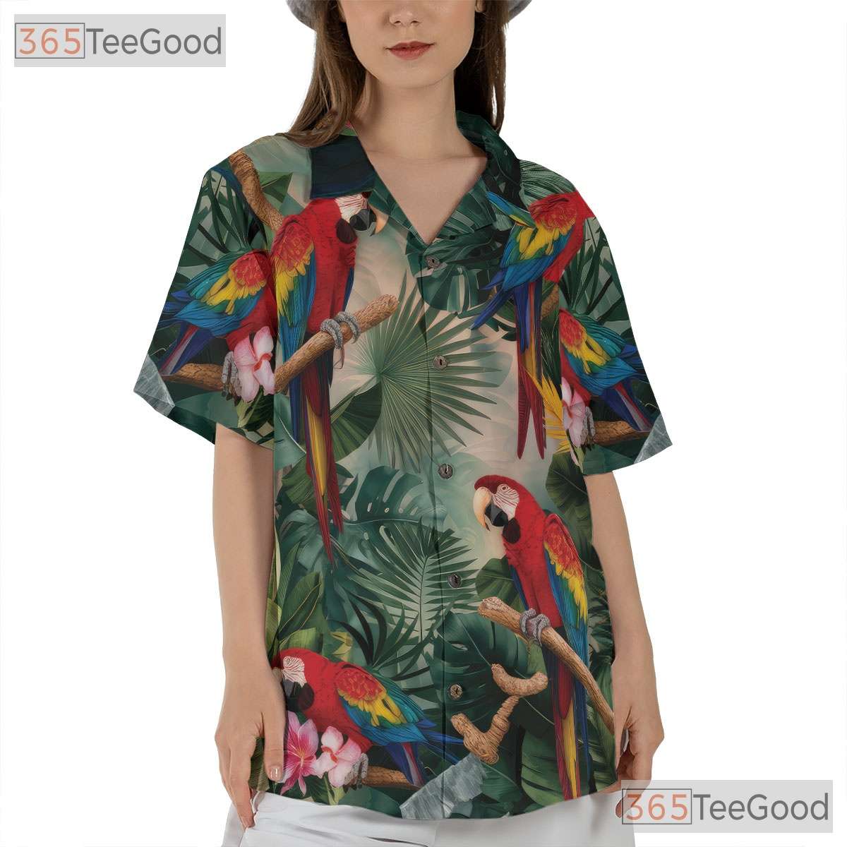 Atomic Martini Cocktail Hawaiian Shirt - Retro Lounge Tee Adult