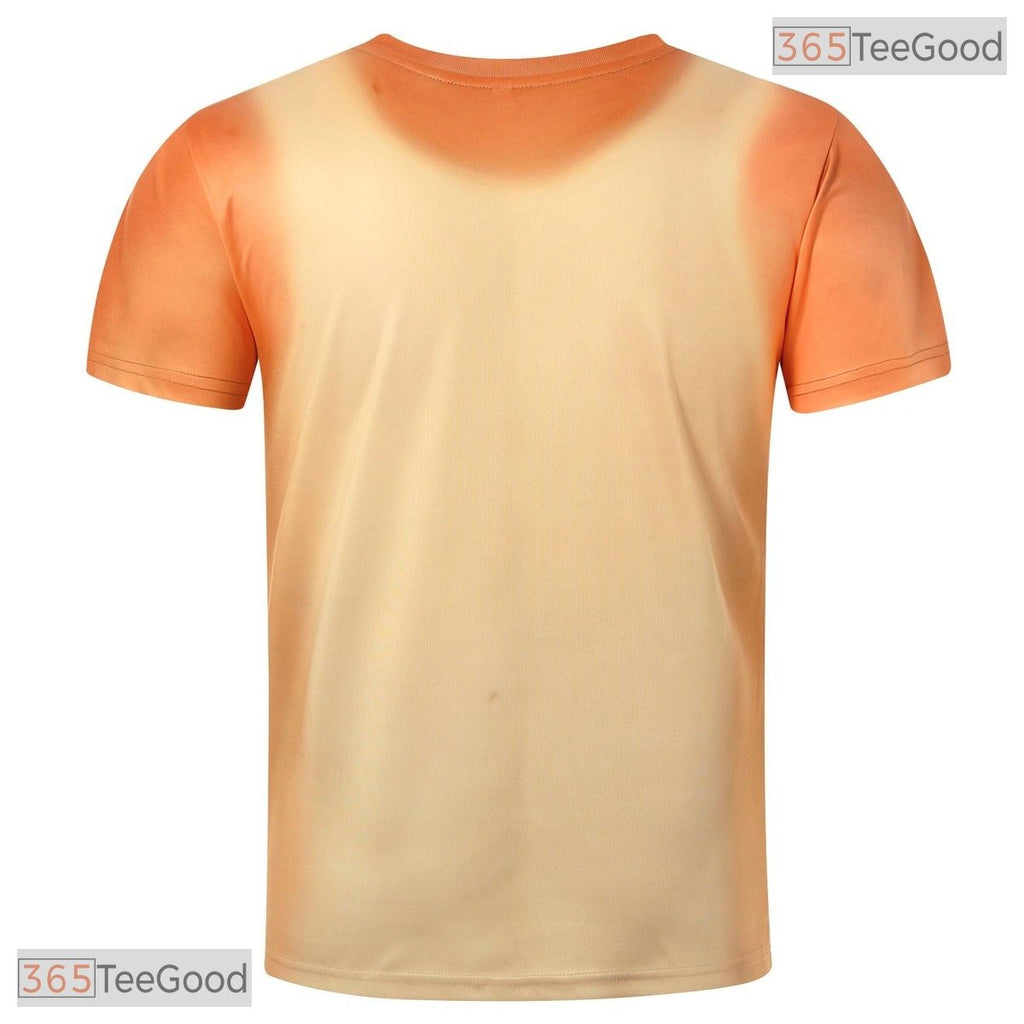 Hilarious Fake Hairy Chest Costume Novelty 3D Printed Casual Unisex Tee Shirt Top