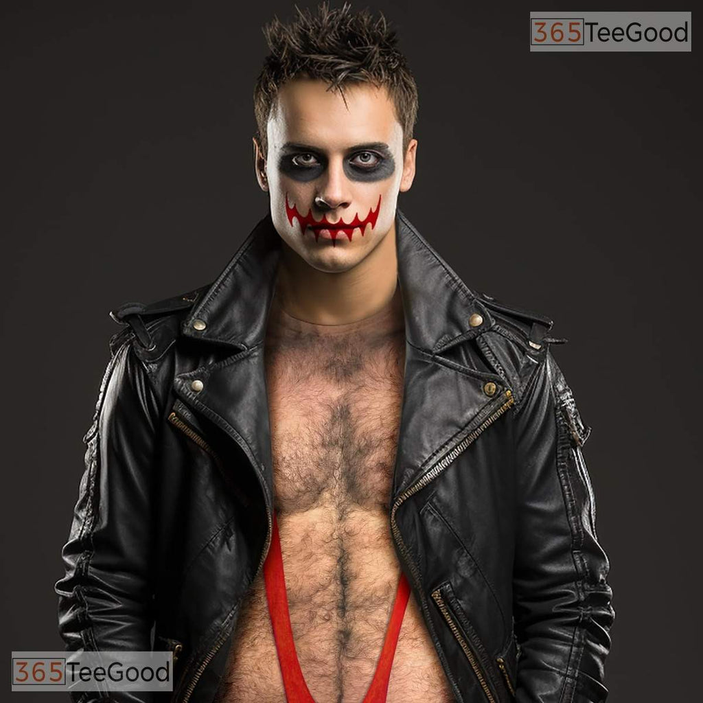 Shredded Fake Abs Hairy Chest 3D Printed Costume Novelty Unisex Tee Shirt