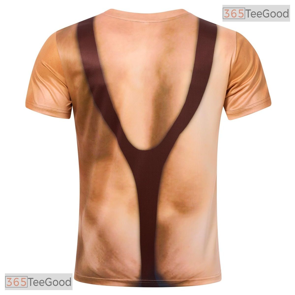 Hilarious Hairy Chest Fake Abs Costume Novelty 3D Printed Casual Unisex Tee Shirt Top