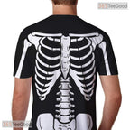 Hallow Black Funny Graphic 3D Novelty Casual Crewneck Adult Tee Shirt Unisex