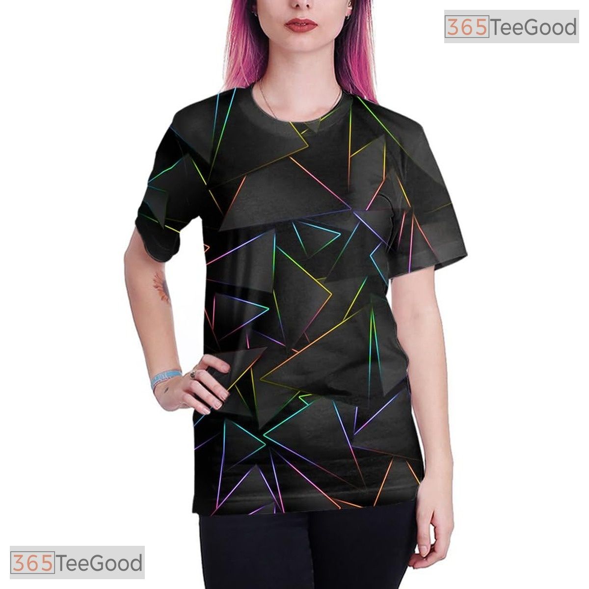Deep Black Graphic Fashion 3D Printed Casual Short Sleeve Unisex Tee Shirt Styles