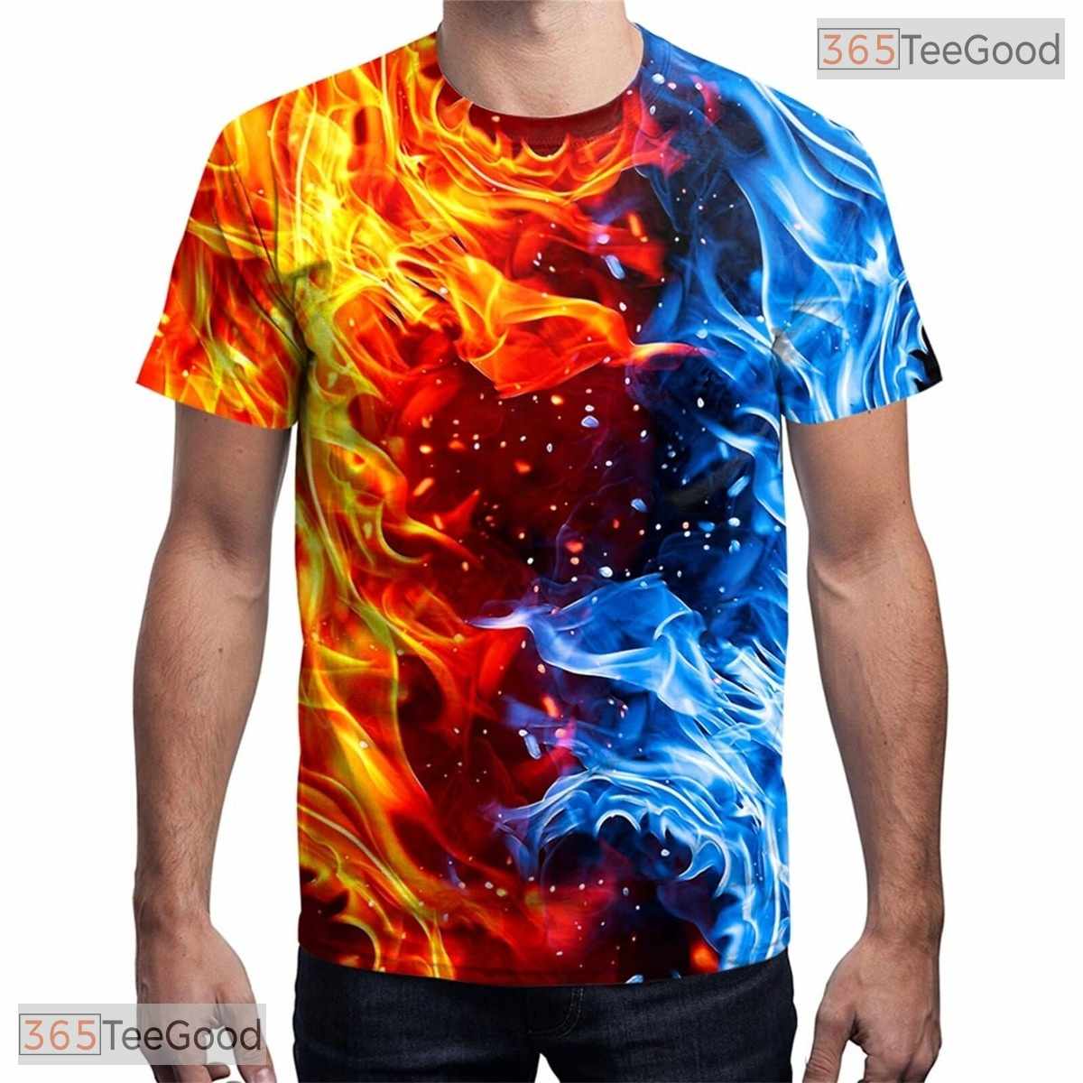 Unique Colorful Novelty Graphic Art 3D Printed Casual Unisex Tee Shirt For Teens