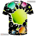 Deep Black Cosmic Space Galaxy Graphic 3D Printed Casual Unisex T-Shirt Styles