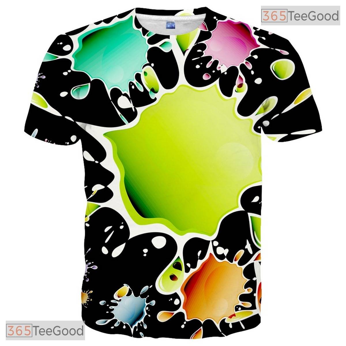 Deep Black Cosmic Space Galaxy Graphic 3D Printed Casual Unisex T-Shirt Styles