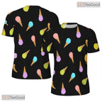 Sweet Ice Cream Snacks Food Graphic Novelty 3D Printed Casual Unisex T-Shirt