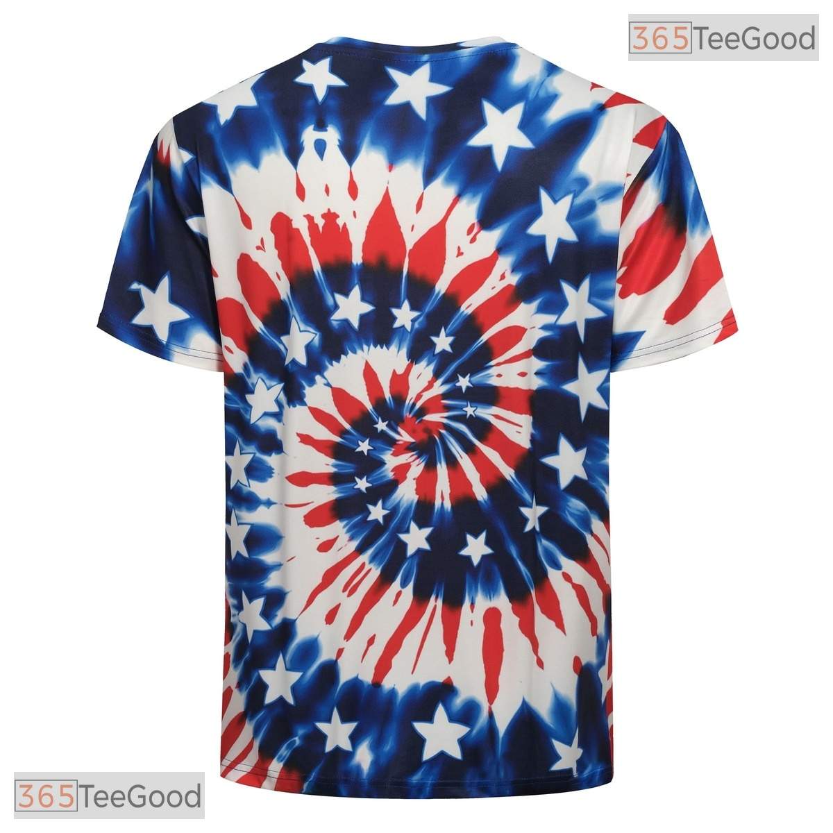 Tie Dye USA Independence Day 4th Of July 3D Printed Casual Unisex Tee Shirts