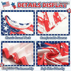 Patriotic American Flag Independence Day 3D Printed Casual Unisex Tee Shirts