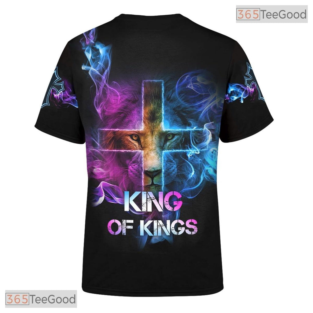 Purple Jesus Christ Religious 3D Graphic Printed Casual Short Sleeve Unisex Shirt