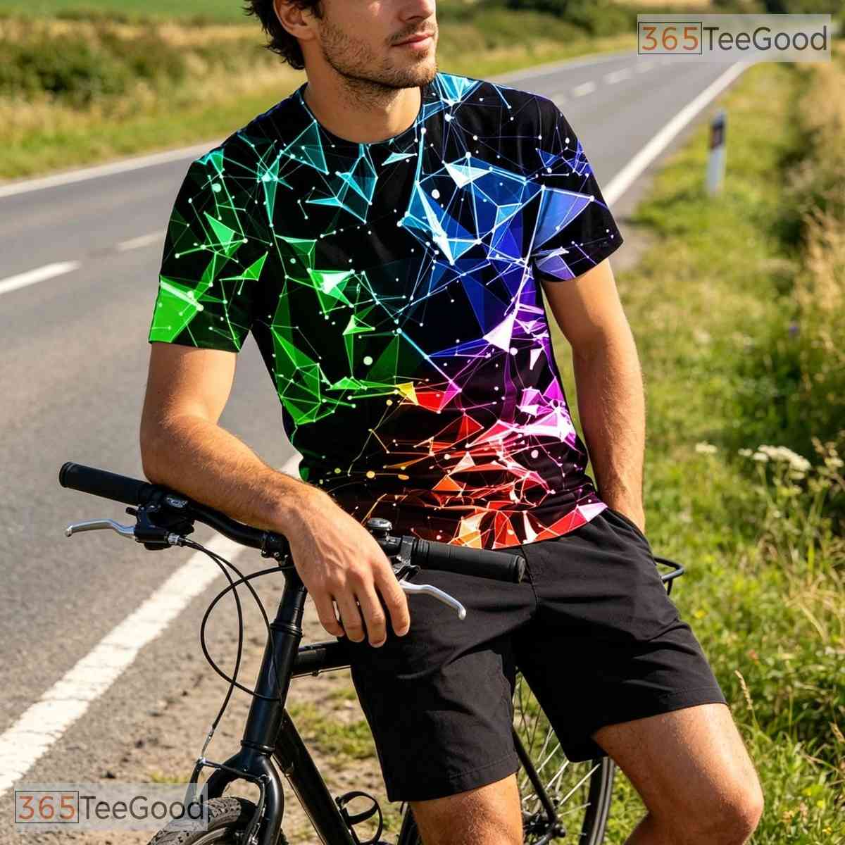 Creative Pattern Space Graphic 3D Printed Casual Unisex Tee Shirt Men Women Teens