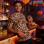 Fierce Leopard Animal Print Costume Novelty 3D Graphic Printed Casual Unisex T-Shirt