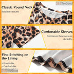 Fierce Leopard Animal Print Costume Novelty 3D Graphic Printed Casual Unisex T-Shirt