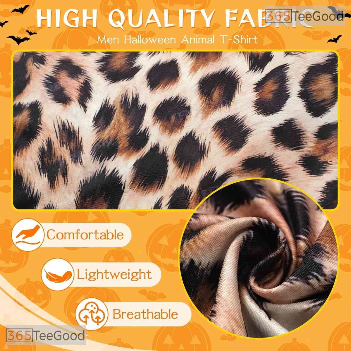 Fierce Leopard Animal Print Costume Novelty 3D Graphic Printed Casual Unisex T-Shirt