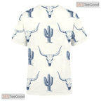Longhorn Oktoberfest Beer Costume Novelty Graphic 3D Printed Casual Unisex T-Shirt Top