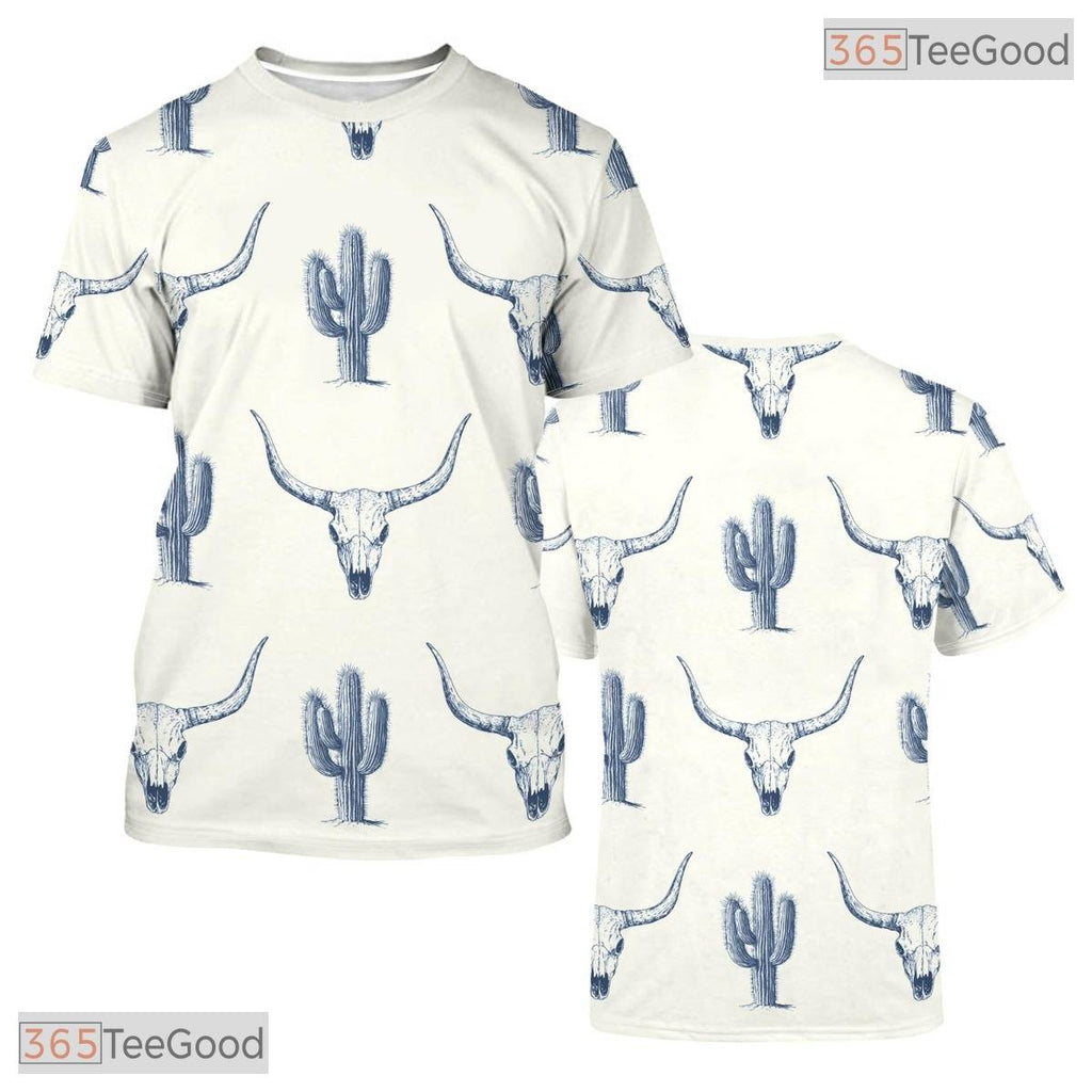 Longhorn Oktoberfest Beer Costume Novelty Graphic 3D Printed Casual Unisex T-Shirt Top