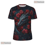 Traditional Chinese Dragon Graphic 3D Pattern Printed Casual Unisex T-Shirt Top