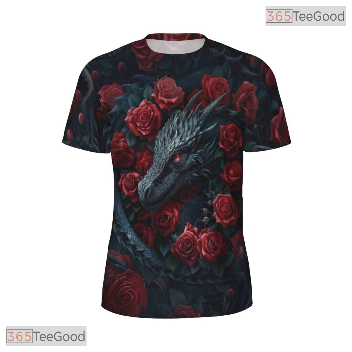 Traditional Chinese Dragon Graphic 3D Pattern Printed Casual Unisex T-Shirt Top